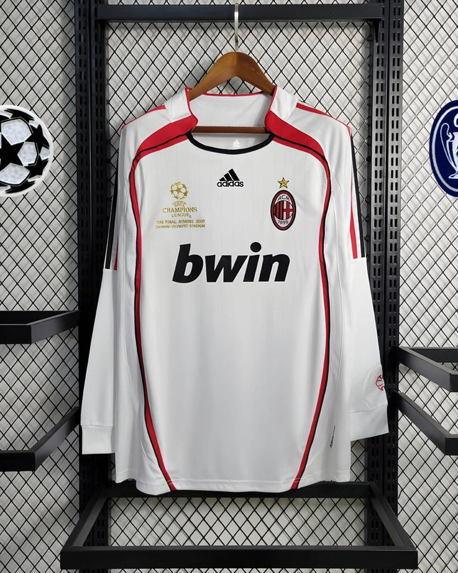 Camiseta de visitante de manga larga del AC Milan 06/07