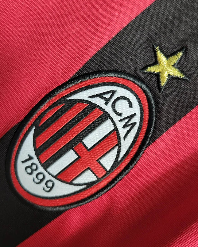 Camiseta de local de manga larga del AC Milan 09/10