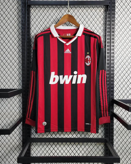 AC Milan 09/10 Long Sleeve Home Shirt