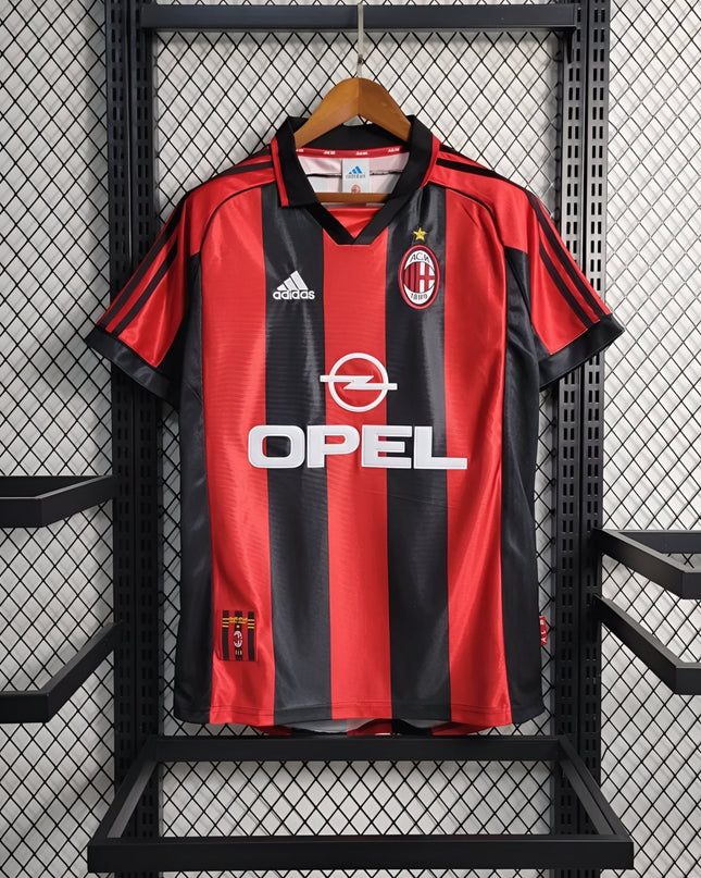 Camiseta local del AC Milan 98/99