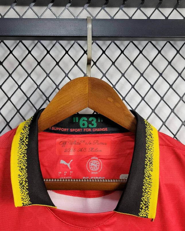 AC Milan × OFF-White 2024 Special Shirt
