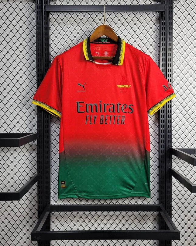 AC Milan × OFF-White 2024 Special Shirt