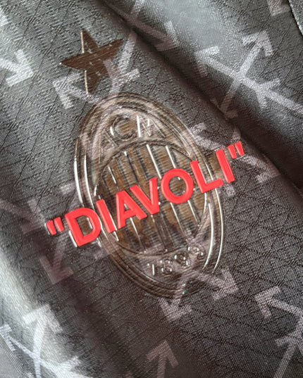 AC Milan × OFF-White 24/25 Black Special Shirt