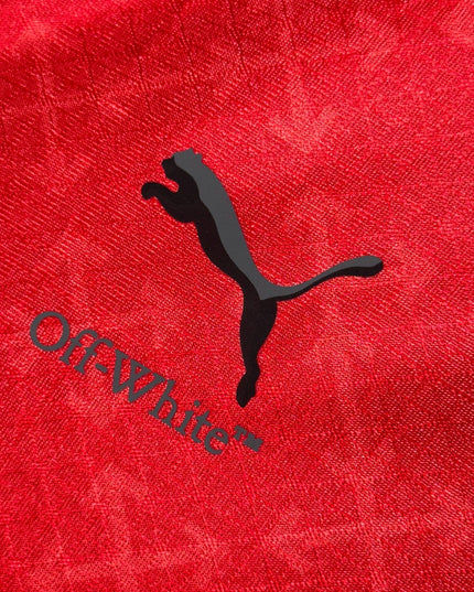 Camiseta especial roja 24/25 del AC Milan × OFF-White