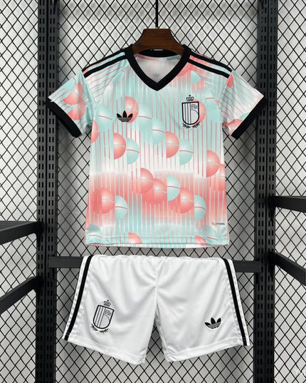 Belgium 2026 World Cup Away Kids Kit