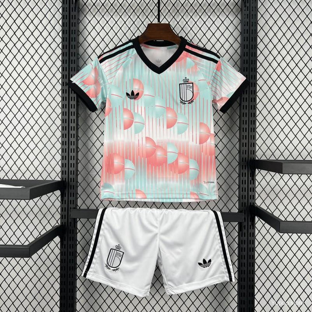 Belgium 2026 World Cup Away Kids Kit