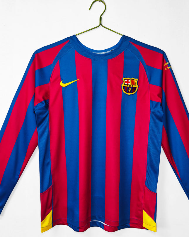 Barcelona 2005/06 Long Sleeve Home Shirt