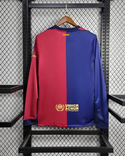 Barca 24/25 Home Long Sleeve Shirt