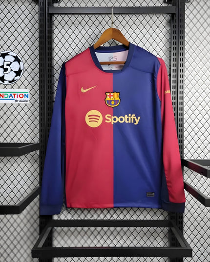 Barca 24/25 Home Long Sleeve Shirt