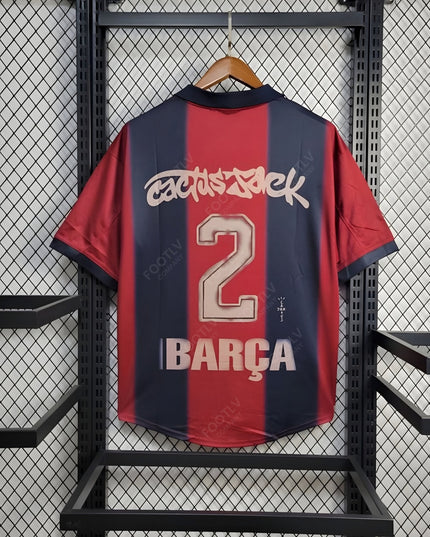 Barca x Travis Scott 2024 Skeleton Special Shirt