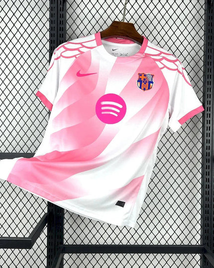 Barcelona 2025 White/Pink Special Shirt