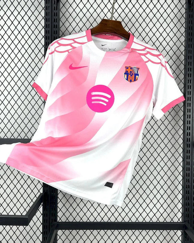 Barcelona 2025 White/Pink Special Shirt
