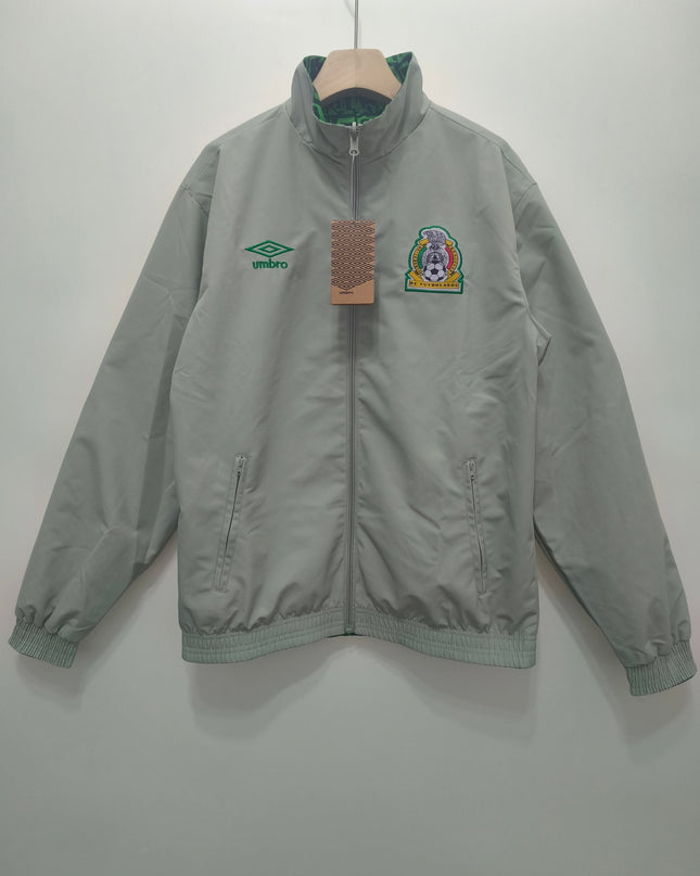Mexico Reversible Windbreaker (Green and Grey)