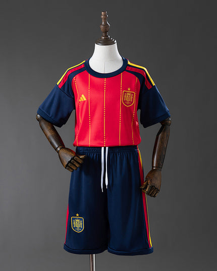 Spain 2026 World Cup Home Kids Kit