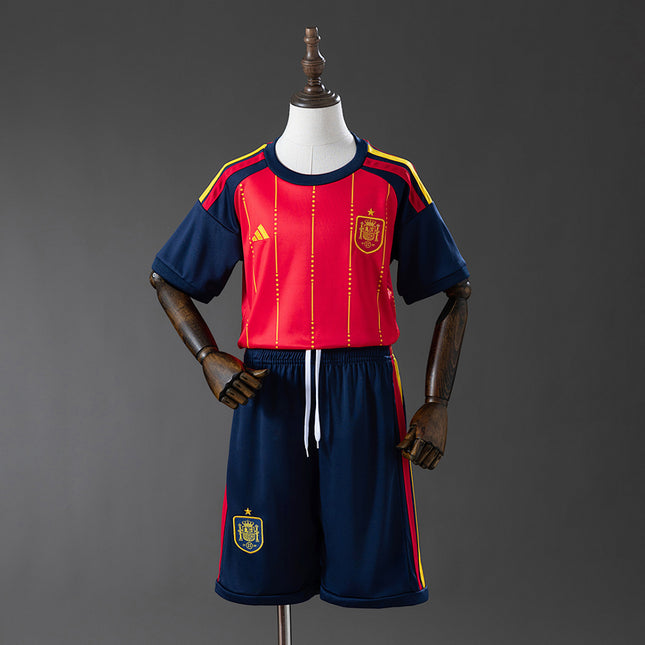 Spain 2026 World Cup Home Kids Kit