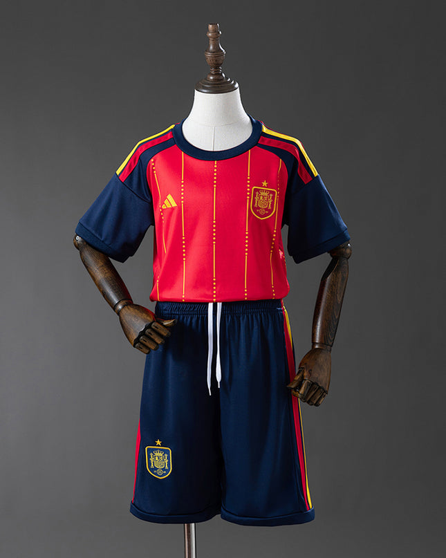 Spain 2026 World Cup Home Kids Kit