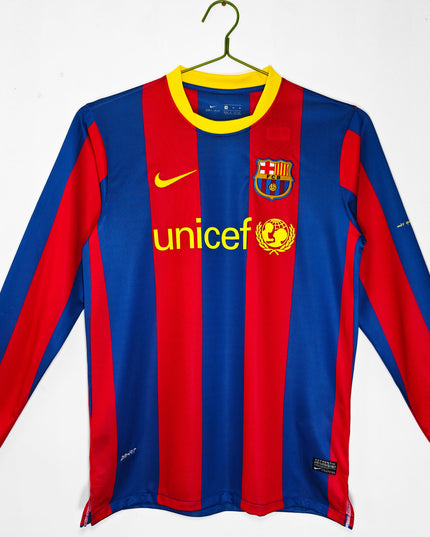 Barcelona 2010/11 Long Sleeve Home Shirt