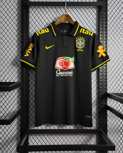 Brazil Black Polo Special Shirt