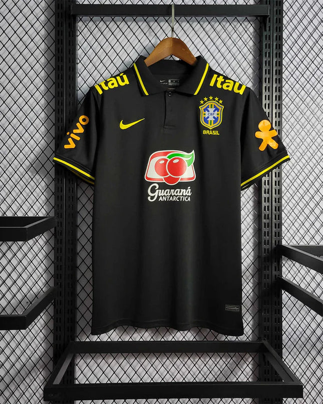 Brazil Black Polo Special Shirt