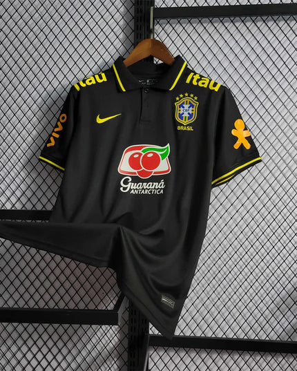 Brazil Black Polo Special Shirt