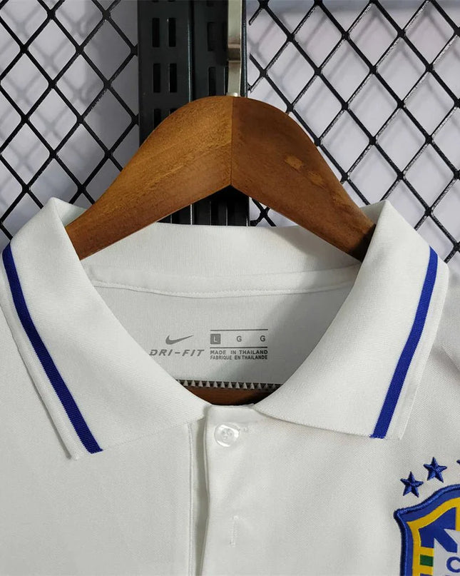 Brazil White Polo Special Shirt