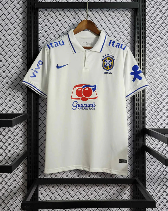 Brazil White Polo Special Shirt