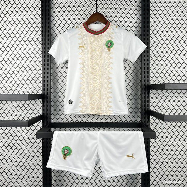 Morocco 2026 World Cup Away Kids Kit