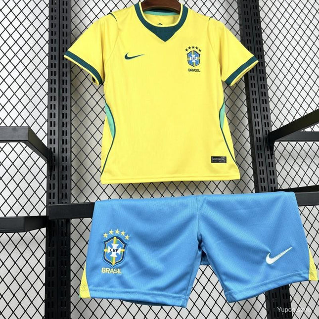 Brazil 2026 World Cup Home Kids Kit