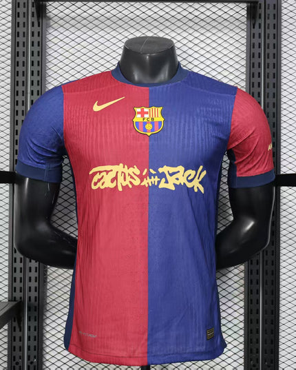 Camiseta especial 24/25 del Barça × Travis Scott "Cactus Jack"