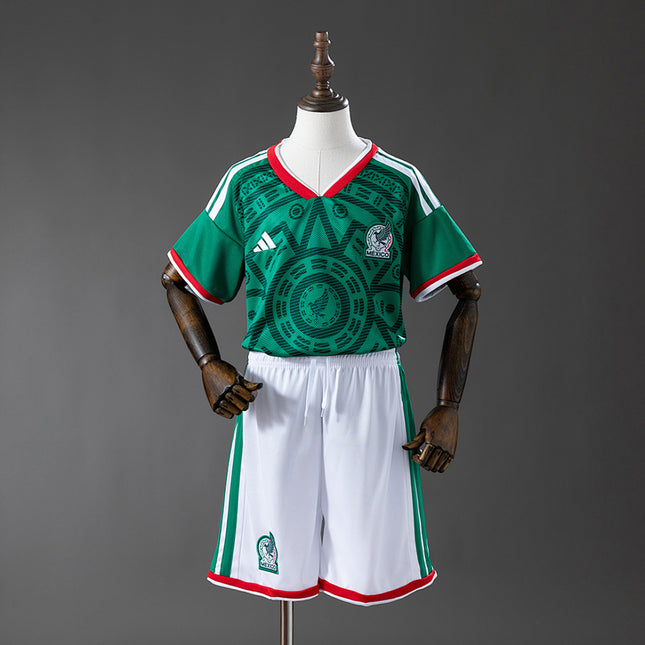 Mexico 2026 World Cup Home Kids Kit