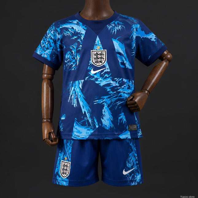 England 2026 World Cup Goalkeeper Blue Kids Kit