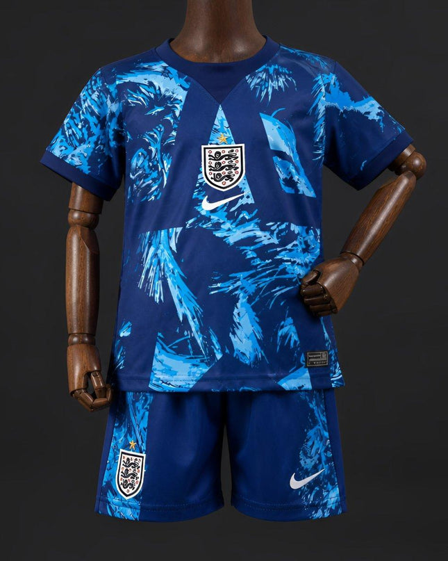 England 2026 World Cup Goalkeeper Blue Kids Kit