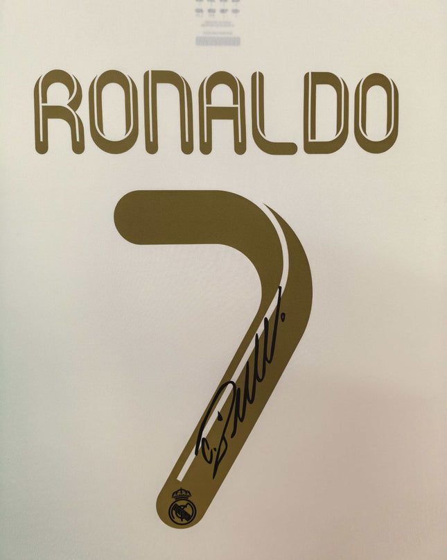 CR7 2011/12 Real Madrid Home Signed Shirt