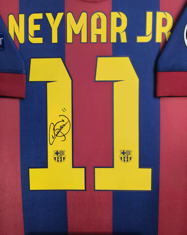 NJR 2014/15 Barcelona Home Signed Shirt