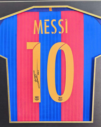 LM10 2016/17 Barcelona Home Signed Shirt
