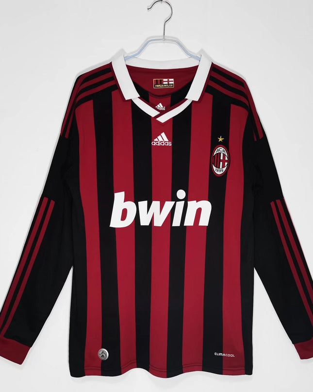 AC Milan 2009/10 Long Sleeve Home Shirt