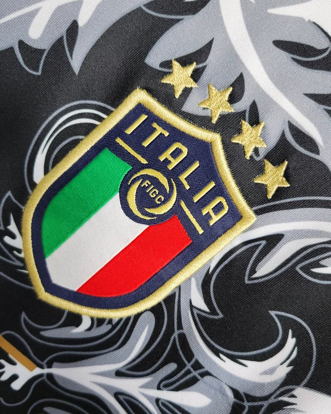 Italy × Versace 23/24 Special Black Shirt