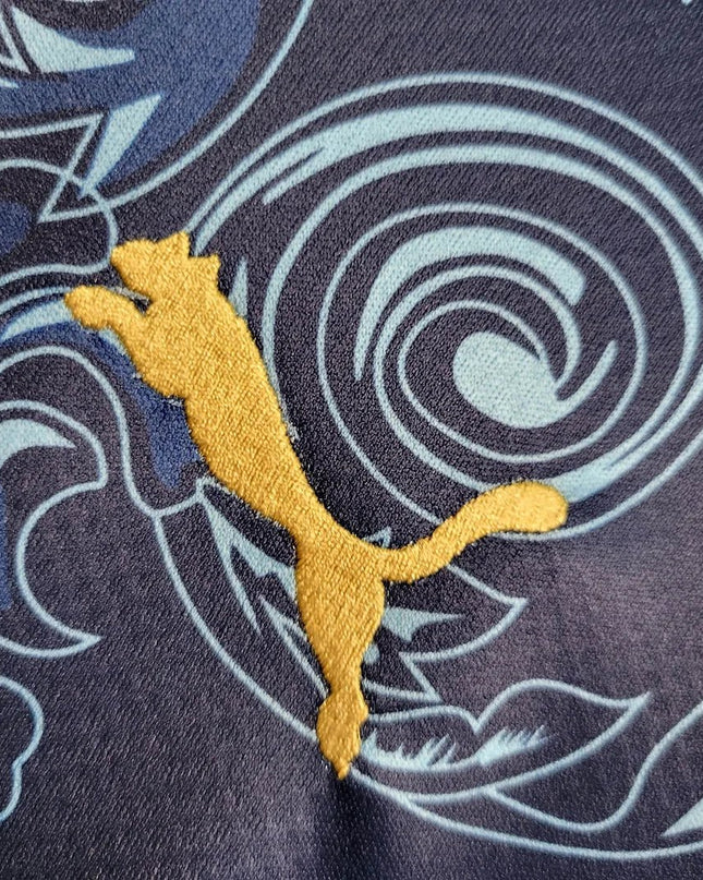 Italy × Versace 23/24 Special Blue Shirt