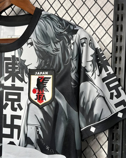 Camiseta negra especial de anime Japón 24/25