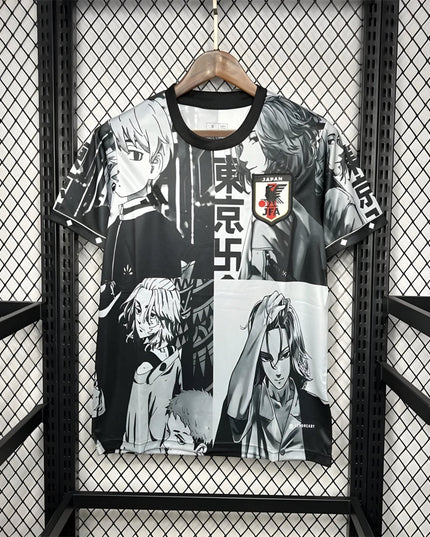 Camiseta negra especial de anime Japón 24/25