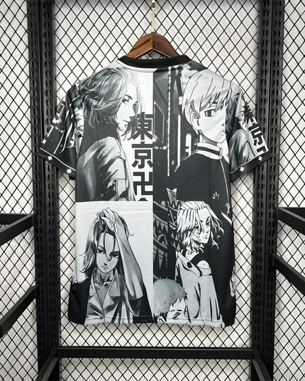 Camiseta negra especial de anime Japón 24/25