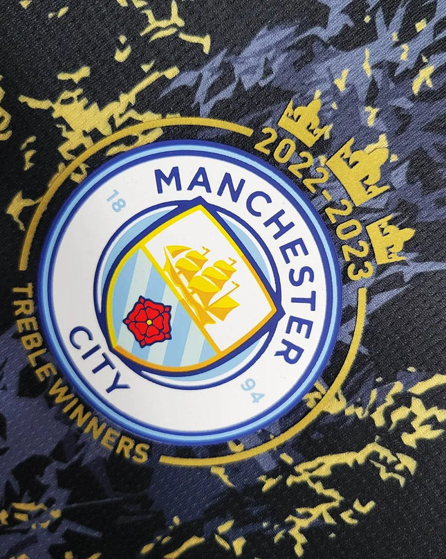 Man City 23/24 Special Black Gold Shirt