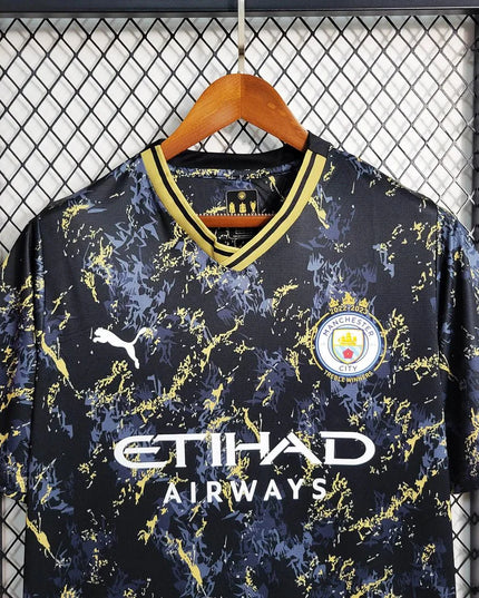 Man City 23/24 Special Black Gold Shirt