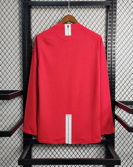 Man United 2007 L/S UCL Home Shirt