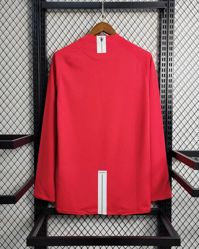 Man United 2007 L/S UCL Home Shirt