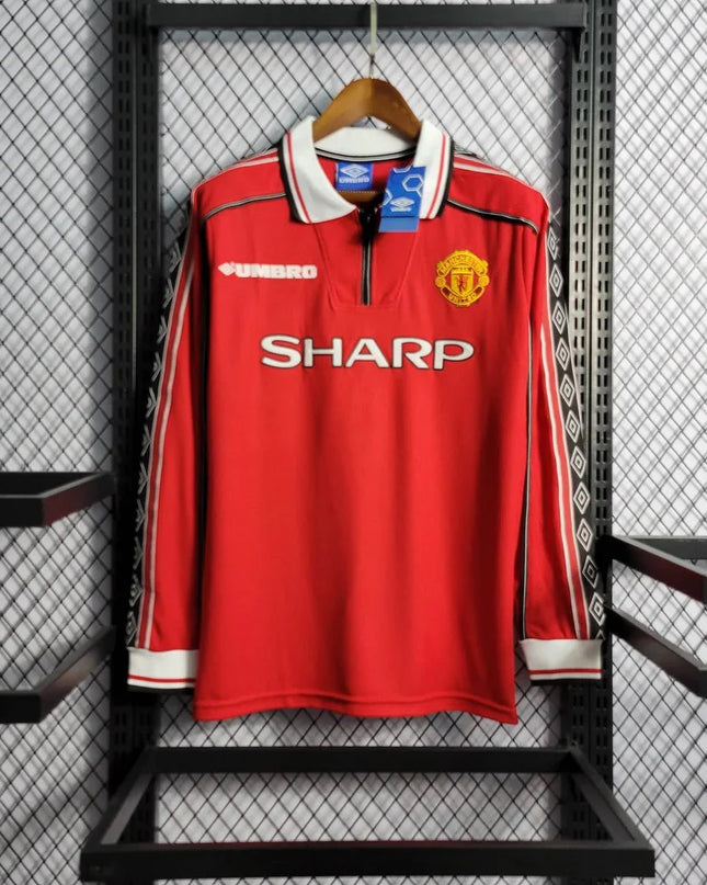 Man United 2008 L/S Home Shirt