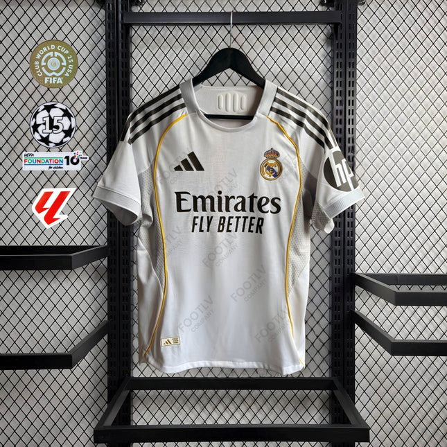 Real Madrid 25/26 Player Home Shirt