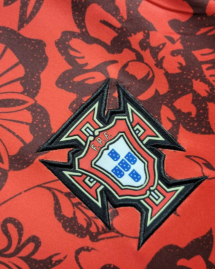 Camisa especial de flores rojas Portugal 24/25 