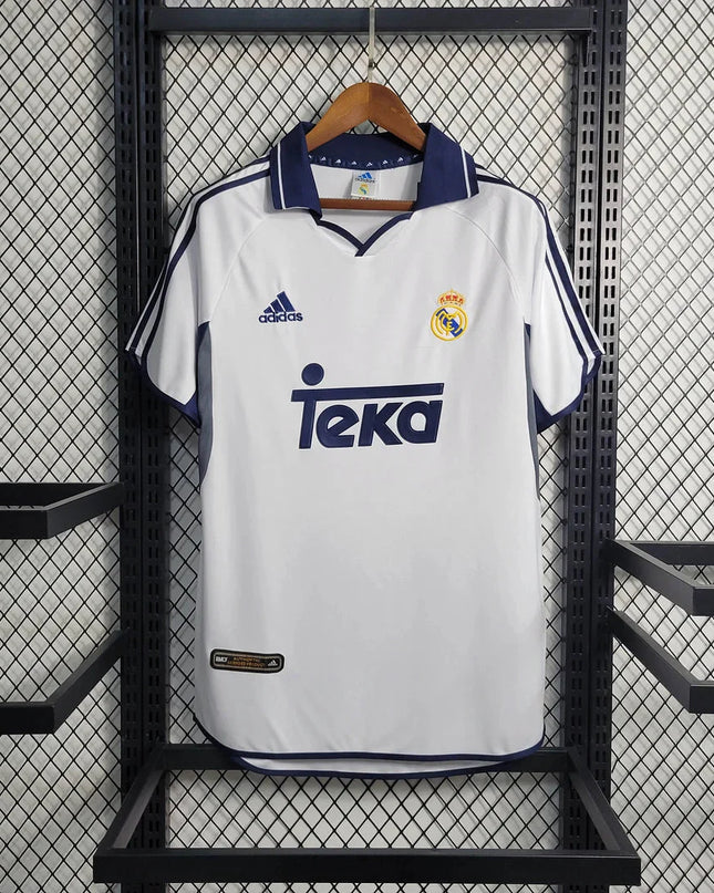 Camiseta local del Real Madrid 00/01
