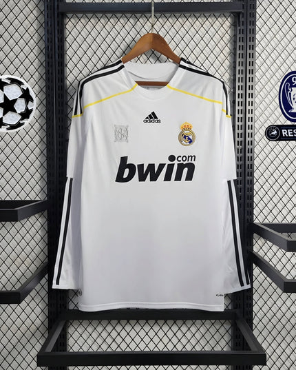 Camiseta de local de manga larga del Real Madrid 09/10